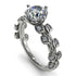 Leaves All Around White Gold Diamond Ring - Sydney 2ct No. 3